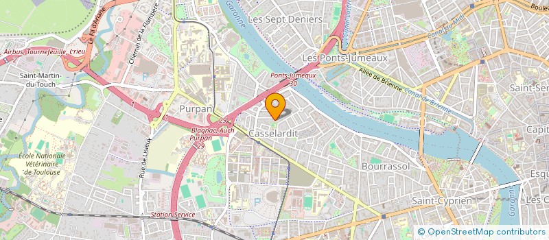 localisation de l'entreprise IMMO-FR à TOULOUSE