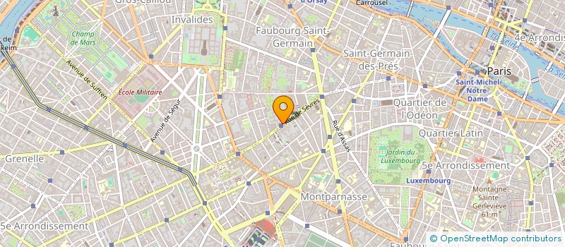 localisation de l'entreprise IMMO FRANCE 5  PARIS