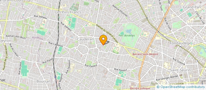 localisation de l'entreprise IMMO FRANCE à BORDEAUX