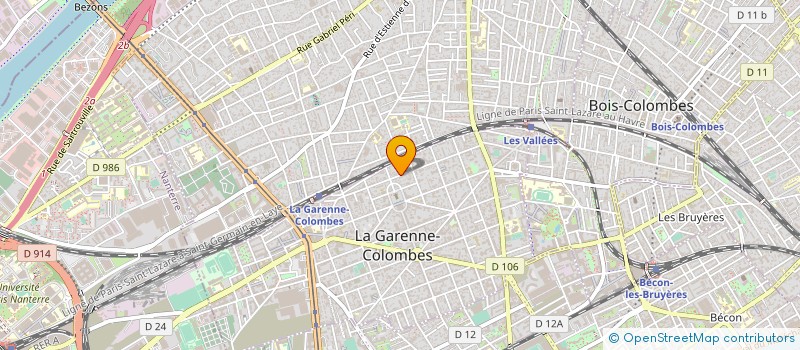 localisation de l'entreprise IMMO FRANCE CONSULTING 92 à LA GARENNE COLOMBES