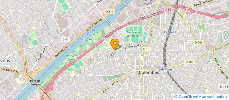 localisation de l'entreprise IMMO FRANCE RENOV à COLOMBES
