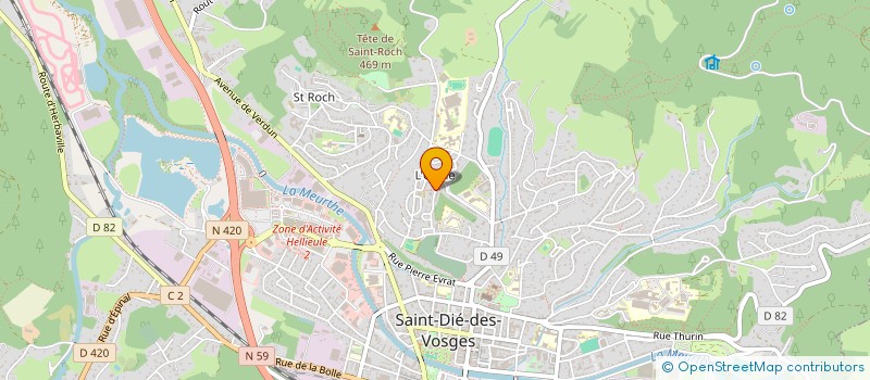 localisation de l'entreprise IMMO FRANCE TURQUIE à SAINT-DIE-DES-VOSGES
