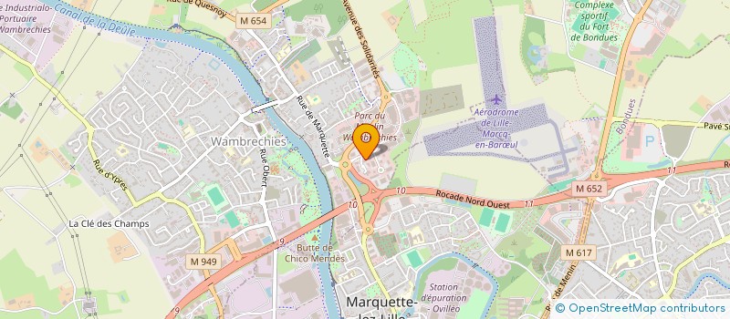 localisation de l'entreprise IMMO FRANCO-BELGE  WAMBRECHIES