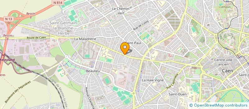localisation de l'entreprise IMMO FREMONT à CAEN