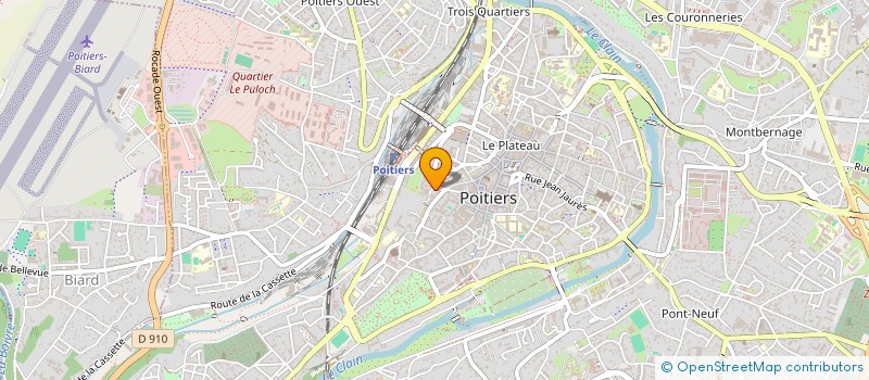 localisation de l'entreprise IMMO FTV 86 à POITIERS