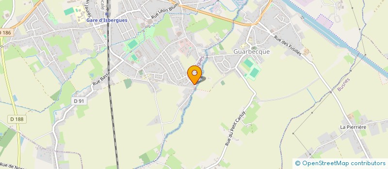 localisation de l'entreprise IMMO FUMERY  ISBERGUES