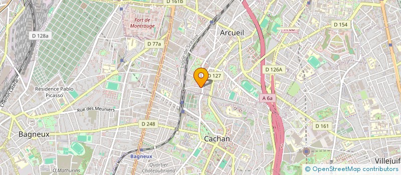 localisation de l'entreprise IMMO FUTUR  ARCUEIL