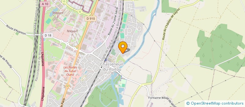 localisation de l'entreprise IMMO FUTUROPOLE  CHASSENEUIL-DU-POITOU