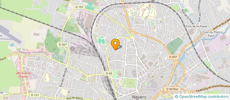 localisation de l'entreprise IMMO G5 à NEVERS