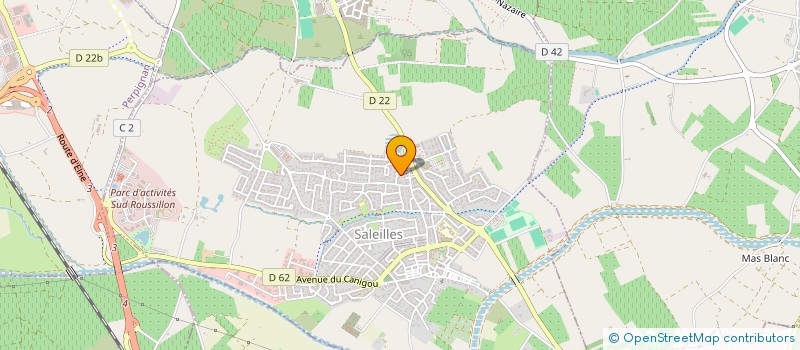 localisation de l'entreprise IMMO GANO 66  SALEILLES