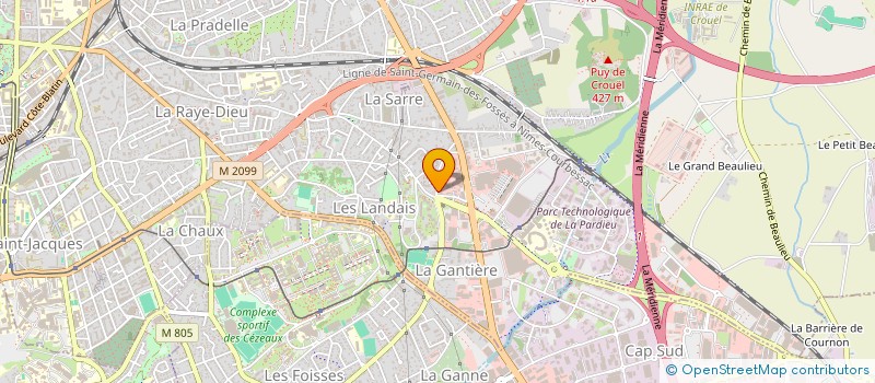 localisation de l'entreprise IMMO-GANTIERE  CLERMONT-FERRAND