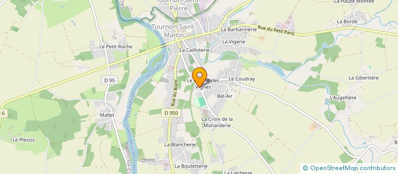 localisation de l'entreprise IMMO GAP à TOURNON-SAINT-MARTIN