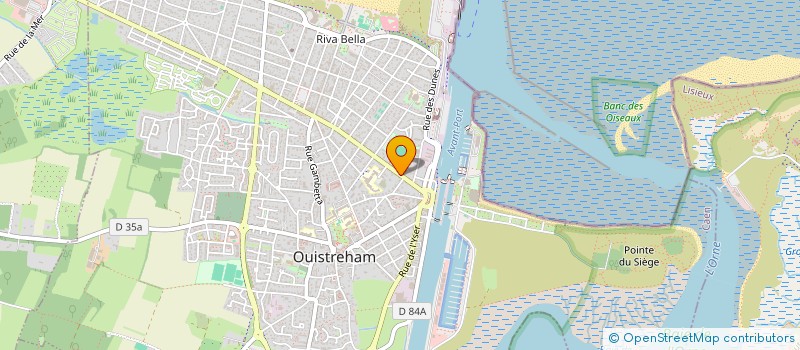 localisation de l'entreprise IMMO GE  OUISTREHAM