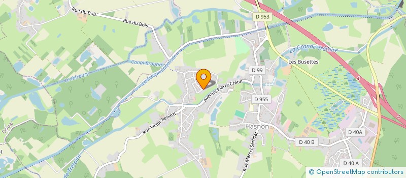 localisation de l'entreprise IMMO GENERATION C&P  HASNON