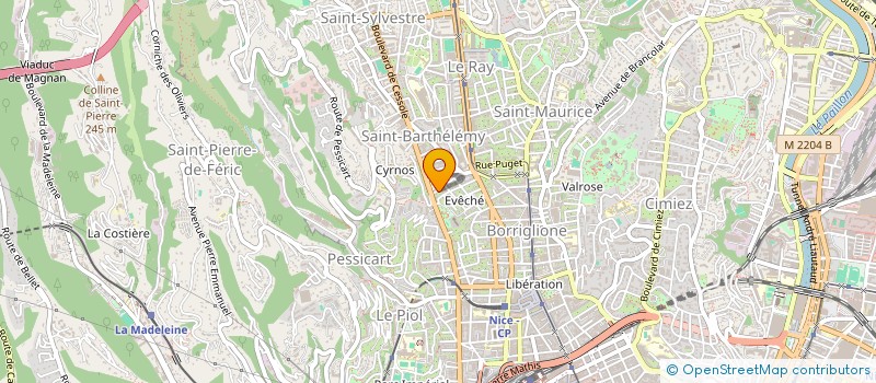 localisation de l'entreprise IMMO-GESTION  NICE
