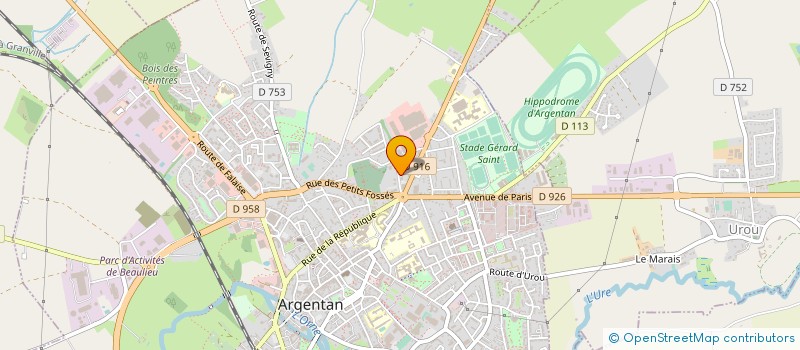 localisation de l'entreprise IMMO GESTION  ARGENTAN