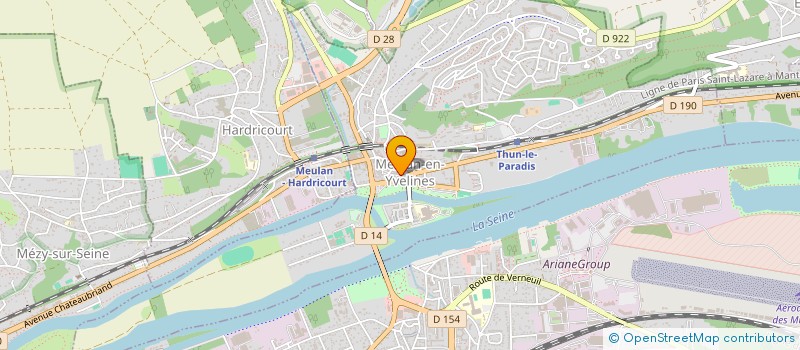 localisation de l'entreprise IMMO GESTION  MEULAN-EN-YVELINES