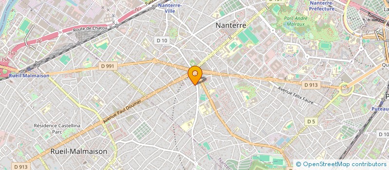 localisation de l'entreprise IMMO GESTION INVEST à NANTERRE