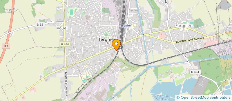 localisation de l'entreprise IMMO GESTION KIWI  TERGNIER