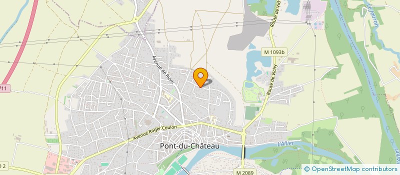 localisation de l'entreprise IMMO GF  PONT-DU-CHATEAU