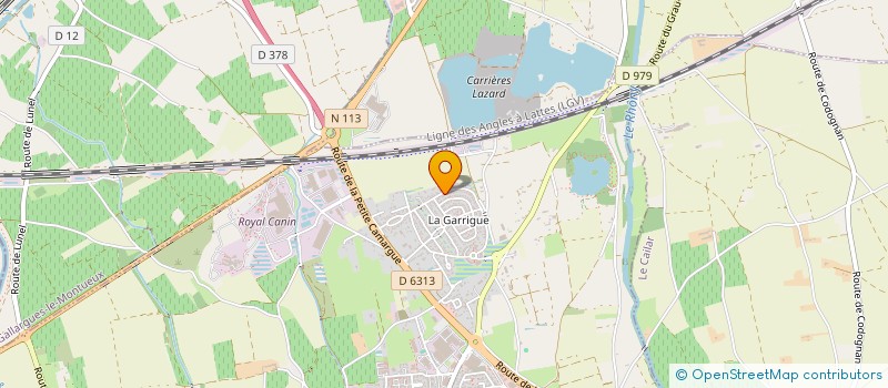 localisation de l'entreprise IMMO GHM  AIMARGUES