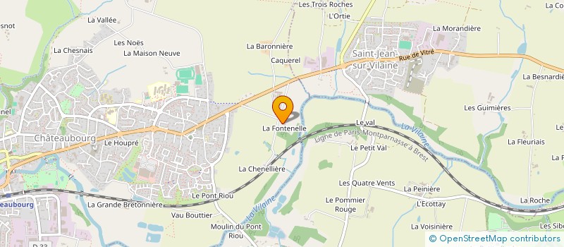 localisation de l'entreprise IMMO GLASS  CHATEAUBOURG