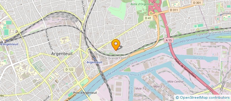 localisation de l'entreprise IMMO GLOBAL VISION  ARGENTEUIL