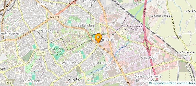 localisation de l'entreprise IMMO GNA  CLERMONT-FERRAND