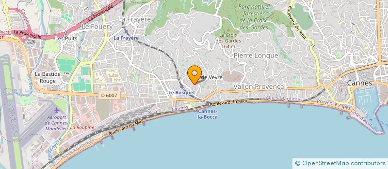 localisation de l'entreprise IMMO-GOLD à CANNES