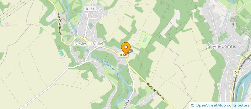 localisation de l'entreprise IMMO GONZALEZ  NESLES-LA-VALLEE