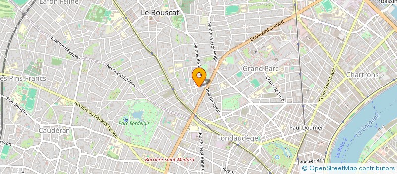 localisation de l'entreprise IMMO-GRANGE  LE BOUSCAT