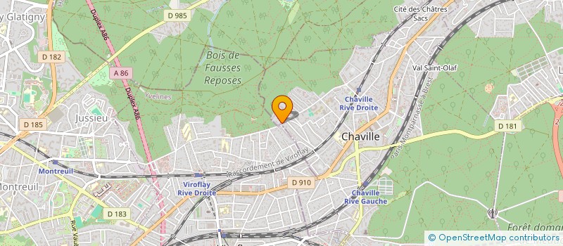 localisation de l'entreprise IMMO GRAVES PORCHER à CHAVILLE