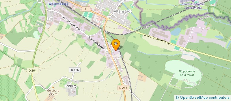 localisation de l'entreprise IMMO GROSS SCI  WISSEMBOURG