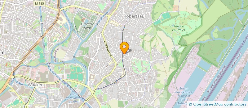 localisation de l'entreprise IMMO GUCHET  STRASBOURG