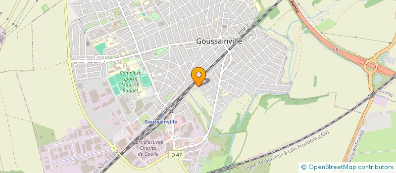 localisation de l'entreprise IMMO HDAG à GOUSSAINVILLE
