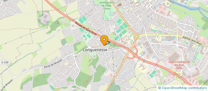 localisation de l'entreprise IMMO HELFAUT  LONGUENESSE