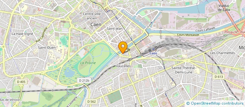 localisation de l'entreprise IMMO HEROUVILLAISE à CAEN