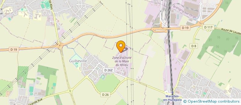 localisation de l'entreprise IMMO HM à GUIBEVILLE
