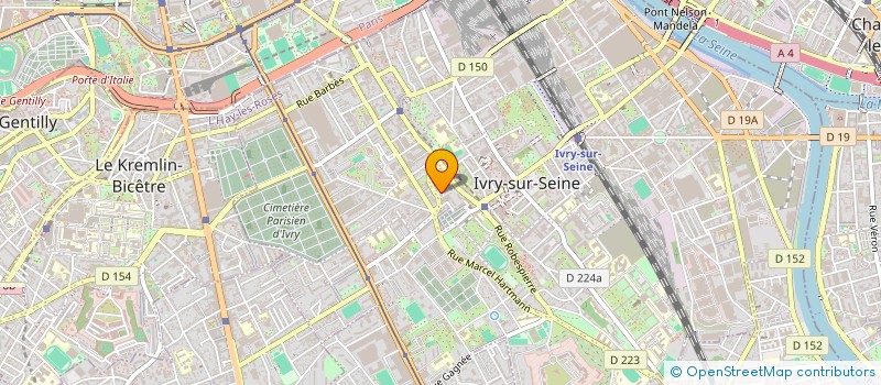 localisation de l'entreprise IMMO HONGLI à IVRY-SUR-SEINE