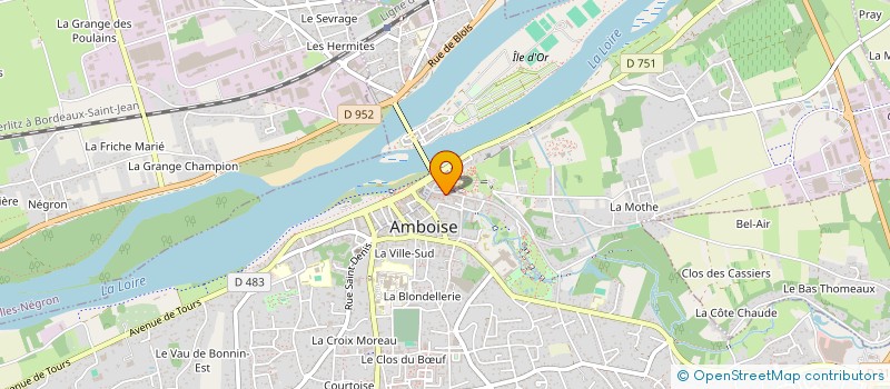 localisation de l'entreprise IMMO HORIZON  AMBOISE