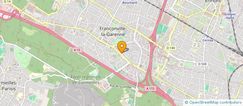 localisation de l'entreprise IMMO HOUBLON FAMILY  FRANCONVILLE