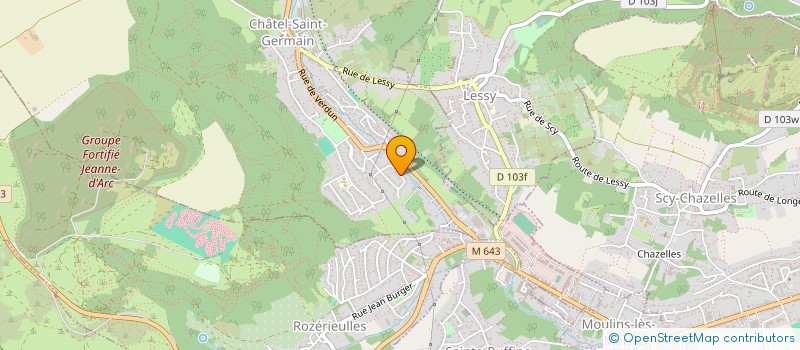 localisation de l'entreprise IMMO'IMPACT  CHATEL-SAINT-GERMAIN