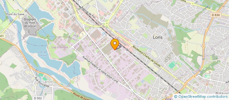 localisation de l'entreprise IMMO IMPRIMERIE à LONS