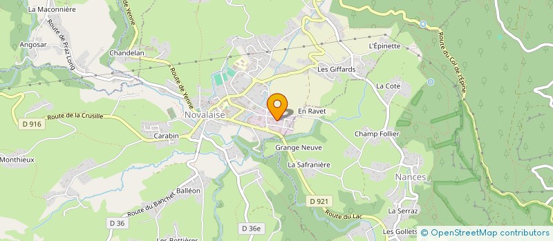 localisation de l'entreprise IMMO IN NOV  NOVALAISE