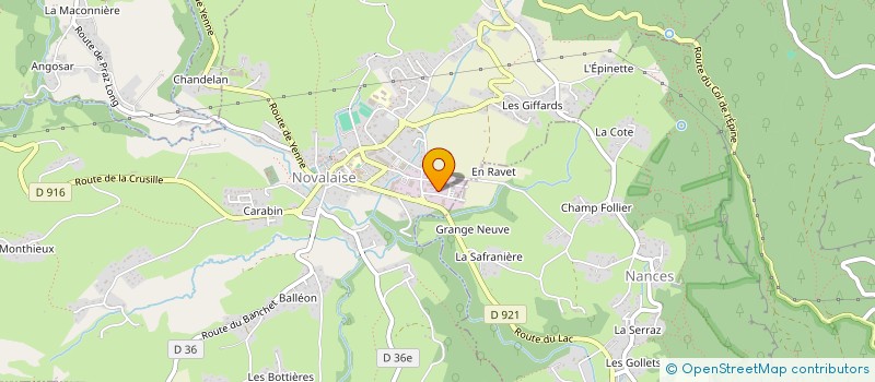 localisation de l'entreprise IMMO IN VAULX  NOVALAISE