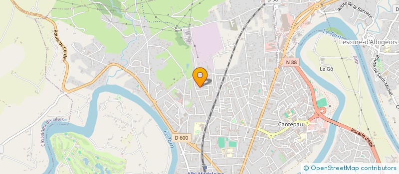 localisation de l'entreprise IMMO'INNOV à ALBI