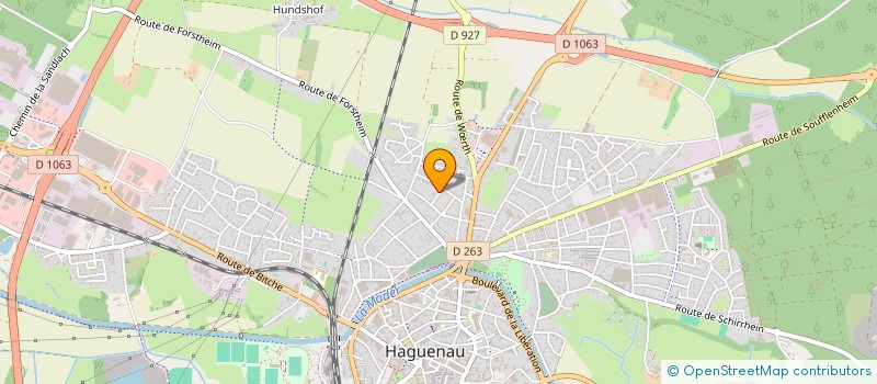 localisation de l'entreprise IMMO INTERIEUR  HAGUENAU