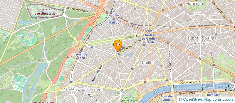 localisation de l'entreprise IMMO INVEST  PARIS