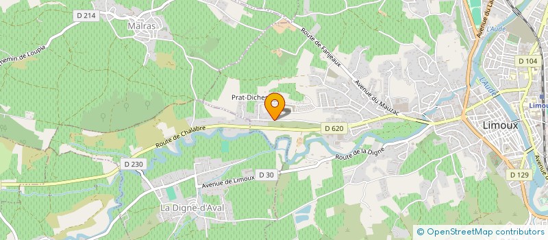 localisation de l'entreprise IMMO INVEST  LIMOUX