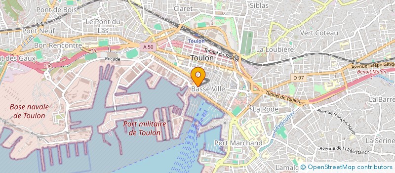 localisation de l'entreprise IMMO INVEST 83 à TOULON